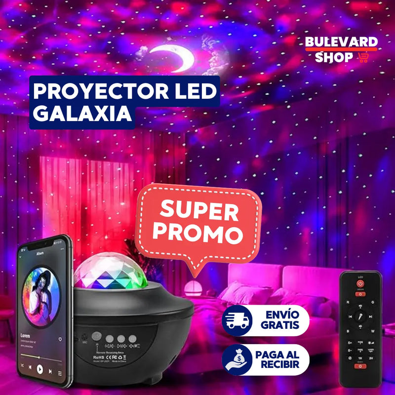 Proyector LED galaxia